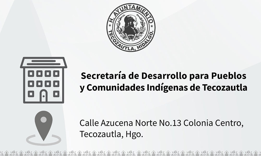 Secretaría Pueblos Indigenas, Tecozautla